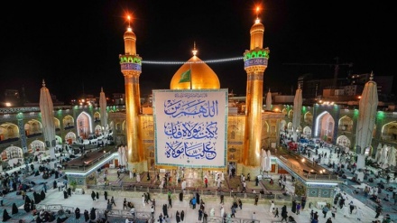 Përgatitja e mauzoleut të Imam Aliut (a. s.) pasardhësit të Profetit të Islamit (savs) në prag të festës së Ghadir Khomit + foto