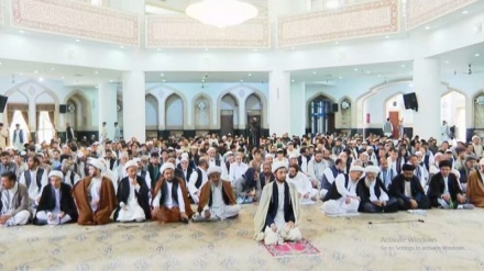 اقامه نماز عید قربان در مسجد خاتم النبیین (ص) کابل