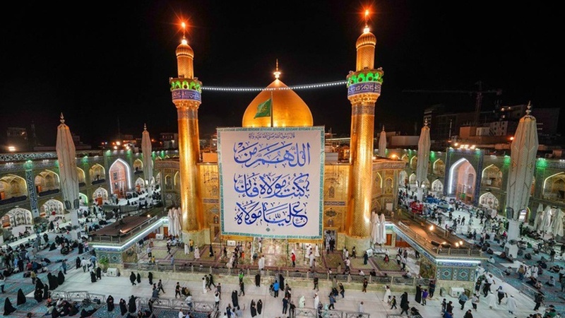 Preparation of Imam Ali's shrine on the verge of Ghadir Khom feast + Pictures