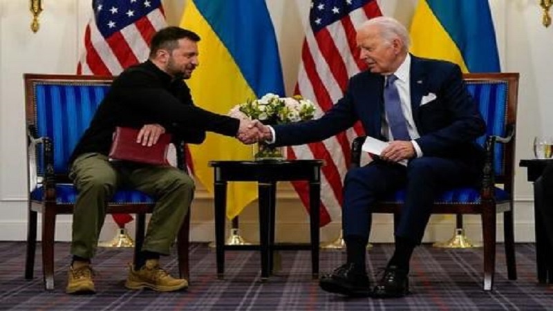 امضای توافقنامه امنیتی ۱۰ ساله بین آمریکا و اوکراین