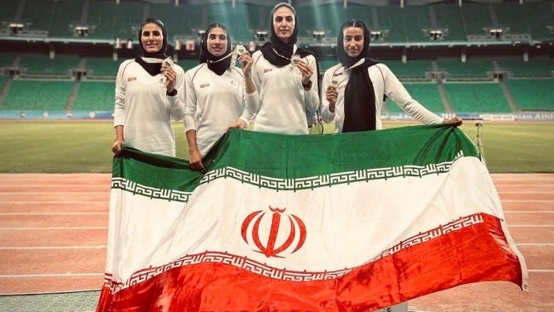ईरान की राष्ट्रीय धावक टीम पश्चिम एशिया में चैंपियन