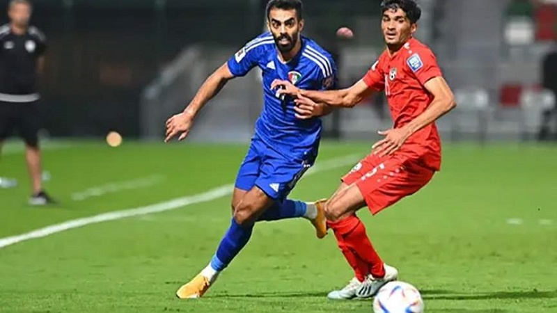 شکست تیم ملی فوتبال افغانستان دربرابر کویت/ حذف افغانستان از جام ملت ها