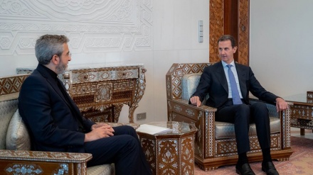 נשיא סוריה שאר אל-אסד קיבל באקרי קאני בדמשק