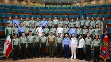 Delegasi Universitas Pertahanan Nasional Cina Kunjungi Universitas Komando dan Staf Militer Iran