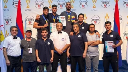 Блестящее выступление иранских боксеров на международных соревнованиях в Армении