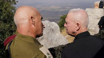 שר המלחמה הישראלי סייר בגבול הלבנוני עם פלסטין