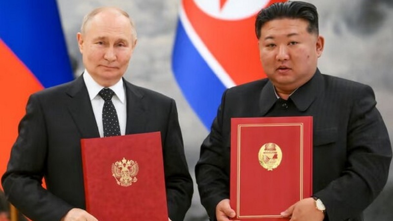 צפון קוריאה ורוסיה חתמו על הסכם ביטחוני אסטרטגי