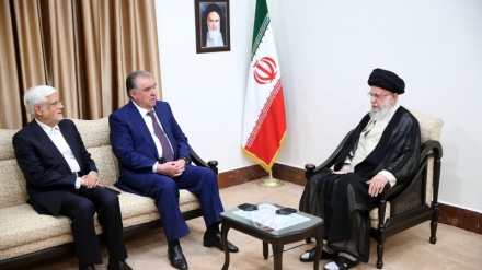 Leader of Islamic Revolution appreciates Tajik president's measures to promote Farsi language