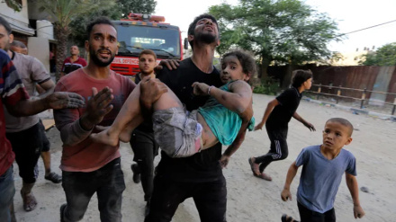 Martirizimi i grave dhe fëmijëve palestinezë në kampin Nusirat
