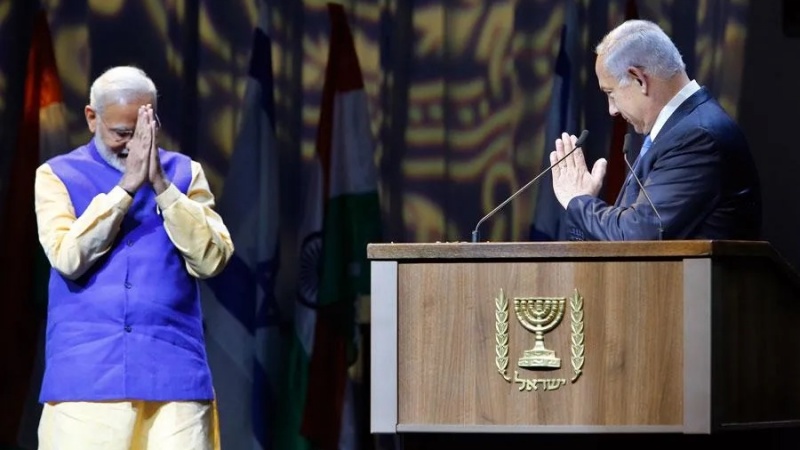 PM India Narendra Modi dan PM Zionis Benjamin Netanyahu