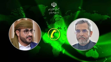 د ایران بهرنیو چارو سرپرست او د یمن د ملي نجات د حکومت ویاند ترمنځ ټلیفوني خبرې