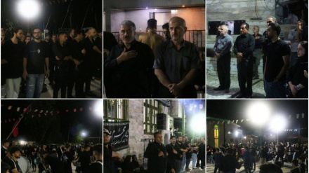 Masali Voşməsəroədə Həzrəte Əbulfəzl(ə)-i məçitədə, Muhərrəmə manqi 7minnə şəvi əzodorəti mərosimiku şikilon...