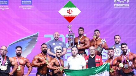 Iran Bodybuilding-Meister bei asiatischen Wettbewerben