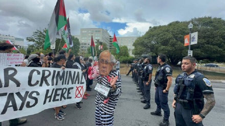 Savaş karşıtı Yahudilerden ABD Kongresi’nde Netanyahu protestosu