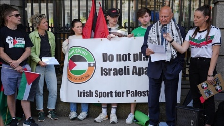 Wanariadha wa Ireland waonyesha mshikamano na wananchi wa Palestina 