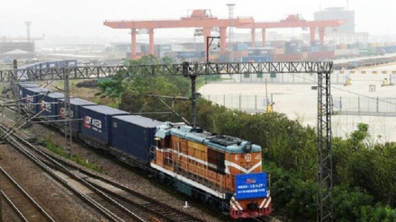 הרכבת הסינית עוברת דרך איראן