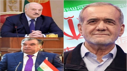 دعوت سران تاجیکستان و بلاروس از مسعود پزشکیان برای سفر به این کشورها