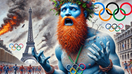 An offensive display at the Olympic opening; a reflection of French officials' thoughts on humanity, freedom, religion