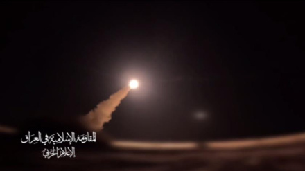 Irak İslami direnişi Hayfa'ya füze saldırısı görüntülerini yayımladı