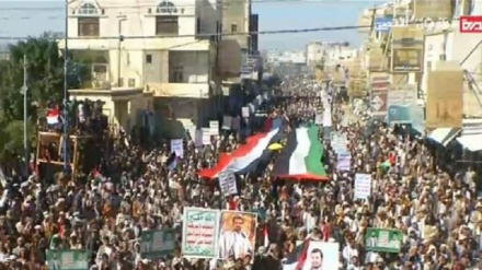 د یمن په میلیونونو خلکو د فلسطین له مظلوم ولسه په ملاتړ کې لاریونونه وکړل
