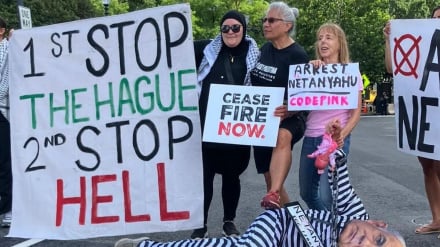 Protestuesit kundër luftës në Gaza mblidhen para rezidencës së Netanyahut në Uashington