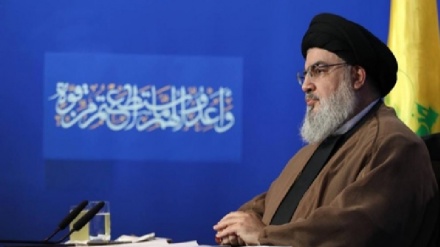 סייד חסן נסראללה: אמריקה ואנגליה יוצרות קבוצות טרור כדי להרוס את המוניטין של קבוצות ההתקוממות