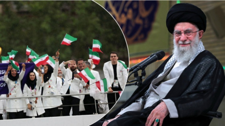 د پاریس په المپیک کې د ایران له سپورټي کاروان څخه د امام خامنه ای د قدرونې پیغام