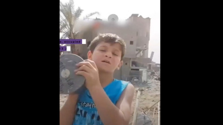 سؤال کودک فلسطینی از آمریکایی‌ها: مالیات می‌دهید که ما را سلاخی کنند؟