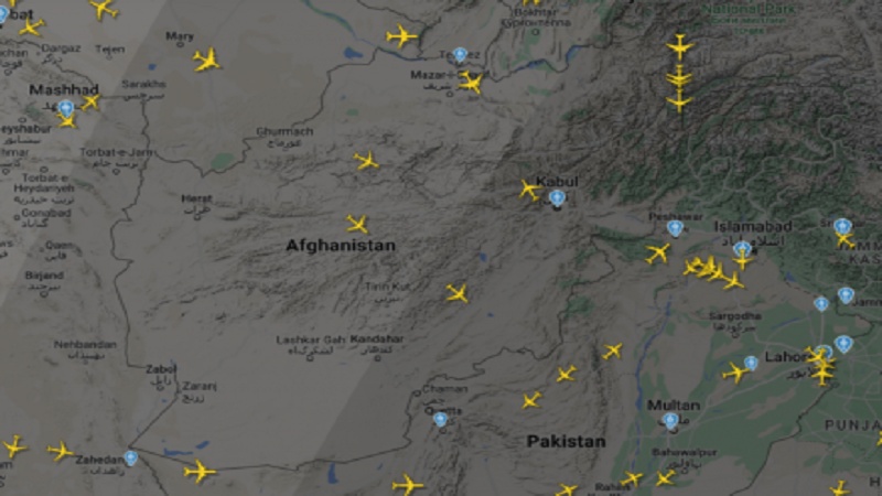 افزایش پروازهای خارجی در آسمان افغانستان