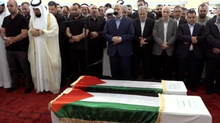 Katar'da Şehit Haniye'nin cenaze namazı kılındı