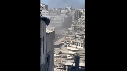 Hamas: İsrail'in Filistinli mültecilerin barınma yerine yönelik saldırısı, bu rejimin soykırım politikasının devamıdır