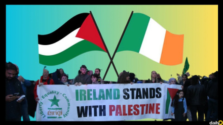 Waandamanaji wakusanyika mbele ya Bunge la Ireland wakiunga mkono Palestina 