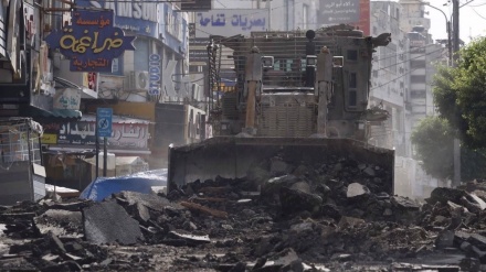 Israelische Bulldozer verursachen große Schäden an der Infrastruktur im Westjordanland