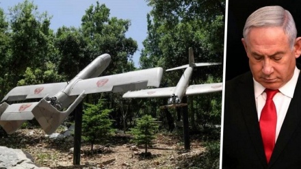 Which type of Hezbollah drones hit Netanyahu's home?