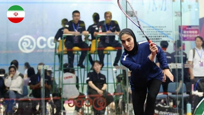 スカッシュ世界大会でイラン女子選手が金メダル