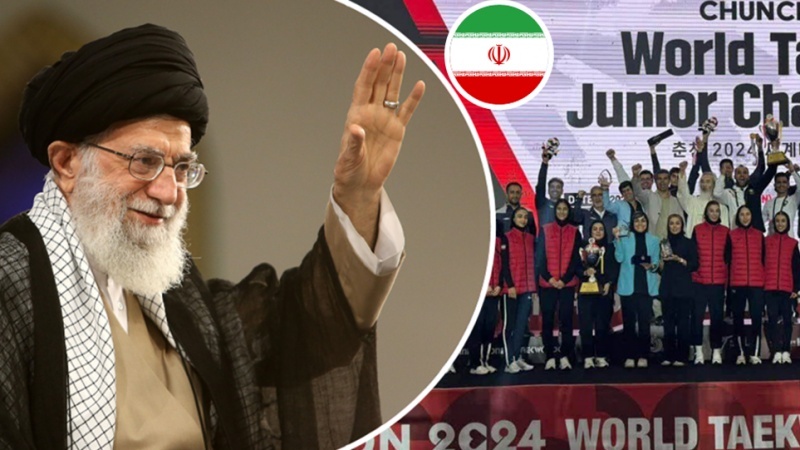 Leader congratulates Iran's taekwondo teams on world championship win