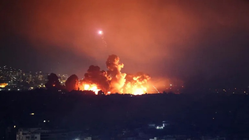 Serangan udara rezim Zionis ke Dahieh, selatan Beirut