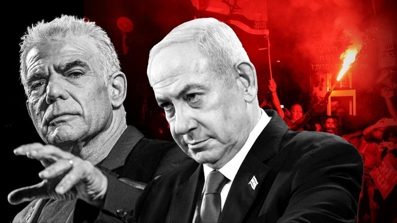  Lapid'den Netanyahu'ya: İsrail'in en büyük felaketi sizin döneminizde yaşandı