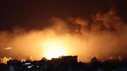 Beyrut'un güney banliyölerine yönelik yeni Siyonist saldırı dalgası