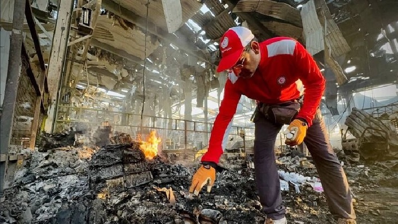 rumah sakit darurat Bulan Sabit Merah Iran di Suriah