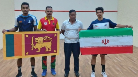 Iranischer Squash-Spieler gewinnt Bronzemedaille in Bangladesch