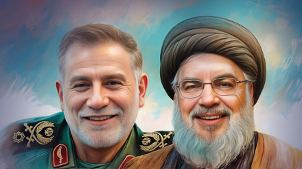 Ayətullah Xameneinin Seyid Həsən Nəsrullahla birlikdə şəhid olan iranlı komandirlə bağlı başsağlığı müraciəti