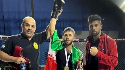 3 Gold- und 1 Bronzemedaille für iranische Studenten bei den internationalen Kickboxwettbewerben in Georgien