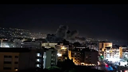 4 şehit, 24 yaralı / Siyonist rejim Beyrut'u bir saatte 13 kez bombaladı