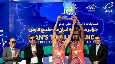 Iran : L'île de la Petite Tunb championne de la Coupe de volleyball de plage au sud 