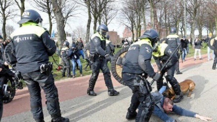 Amsterdamda Fələstin tərəfdarı olan məhbusların sayı 50 nəfərə çatıb