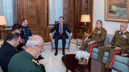 Ministri i Mbrojtjes i Iranit takon Presidentin e Sirisë