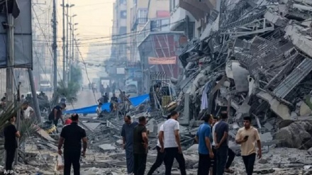 Sionist režimiň Gaza zolagyna dowam edýän hüjümleri