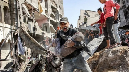 صهیونیسټي رژیم په غزه کې ۴۸ نور فلسطینیان په شهادت ورسول