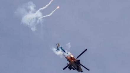 Бойцы палестинского сопротивления уничтожили израильский вертолет Apache